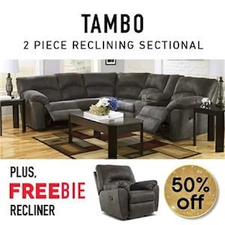 Sectional Sofa with Freebie Recliner!